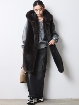 nissen Smile Modelsさん（レディース・163cm）の秋コーディネート