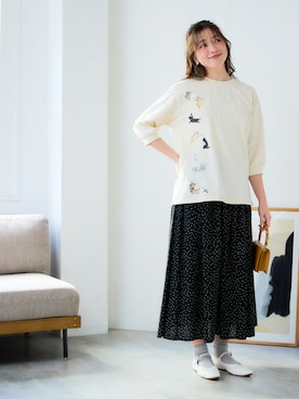 nissen Smile Modelsさん（レディース・164cm）の冬コーディネート