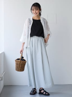 nissen Smile Modelsさん(レディース・165cm)の春コーディネート