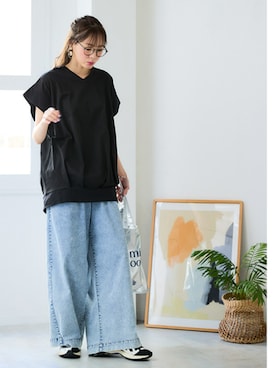 nissen Smile Modelsさん（レディース・169cm）の春コーディネート