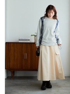 nissen Smile Modelsさん（レディース・160cm）の冬コーディネート