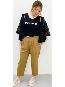 nissen Smile Modelsさん（レディース・172cm）の春コーディネート