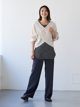 nissen Smile Modelsさん（レディース・167cm）の秋コーディネート