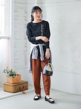 「アイテム（チュニック）」を使った、nissen Smile Modelsさん（レディース・164cm）の夏コーディネート