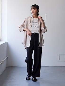nissen Smile Modelsさん(レディース・165cm)の春コーディネート