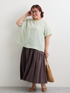 nissen Smile Modelsさん（レディース・155cm）の春コーディネート