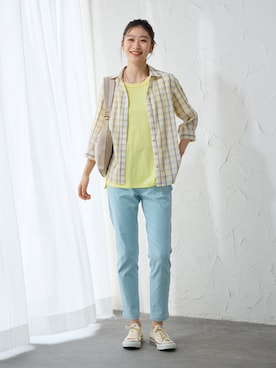 nissen Smile Modelsさん（レディース・166cm）の春コーディネート