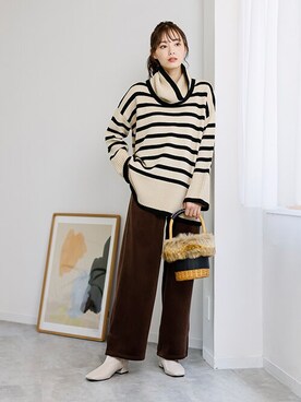 nissen Smile Modelsさん（レディース・167cm）の秋コーディネート