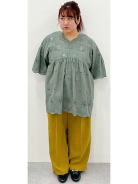 nissen Smile Modelsさん（レディース・155cm）の春コーディネート