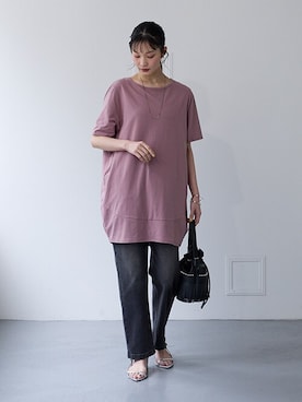 nissen Smile Modelsさん（レディース・166cm）の春コーディネート