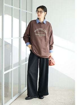 nissen Smile Modelsさん（レディース・166cm）の冬コーディネート