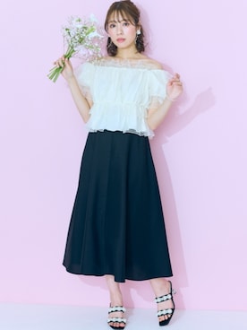 nissen Smile Modelsさん(レディース・162cm)の春コーディネート