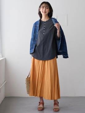 nissen Smile Modelsさん（レディース・165cm）の春コーディネート