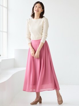 nissen Smile Modelsさん（レディース・168cm）の夏コーディネート