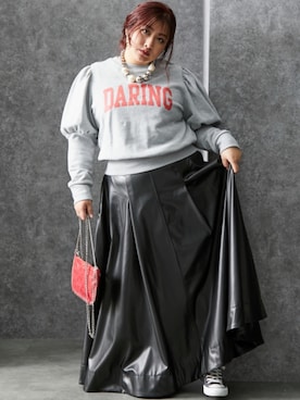 nissen Smile Modelsさん（レディース・155cm）の冬コーディネート