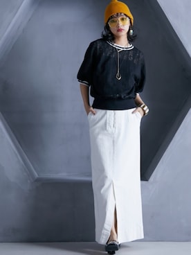 nissen Smile Modelsさん（レディース・163cm）の春コーディネート