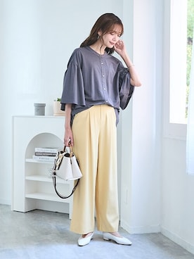 nissen Smile Modelsさん（レディース・165cm）の春コーディネート