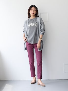 nissen Smile Modelsさん（レディース・170cm）の夏コーディネート