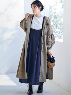 nissen Smile Modelsさん(レディース・164cm)の冬コーディネート