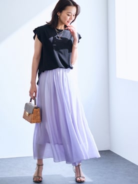 nissen Smile Modelsさん（レディース・167cm）の夏コーディネート