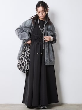 「CHIC STYLE（シックスタイル）のアイテム（ジャケット/アウター）」を使った、nissen Smile Modelsさん（レディース・163cm）の夏コーディネート
