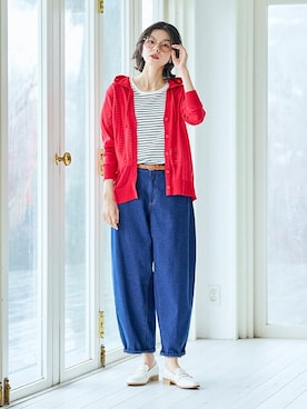 nissen Smile Modelsさん（レディース・166cm）の春コーディネート