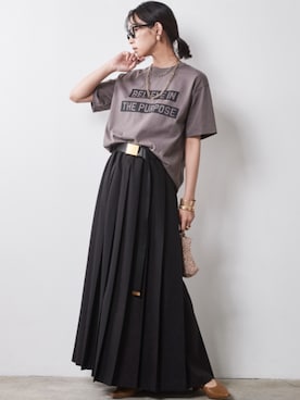 「CHIC STYLE（シックスタイル）のアイテム」を使った、nissen Smile Modelsさん（レディース・163cm）の夏コーディネート