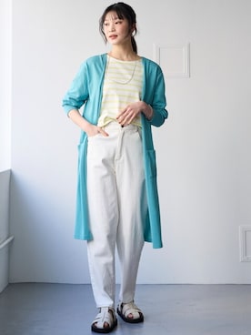 nissen Smile Modelsさん（レディース・166cm）の春コーディネート