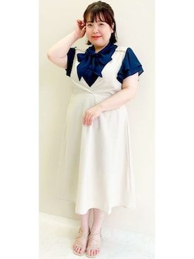 nissen Smile Modelsさん（レディース・158cm）の夏コーディネート