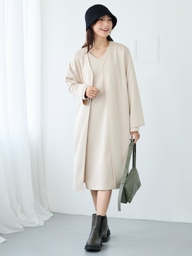 nissen Smile Modelsさん（レディース・170cm）の冬コーディネート