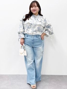 nissen Smile Modelsさん（レディース・158cm）の冬コーディネート