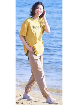nissen Smile Modelsさん（レディース・167cm）の夏コーディネート
