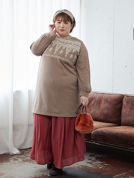 nissen Smile Modelsさん（レディース・161cm）の夏コーディネート