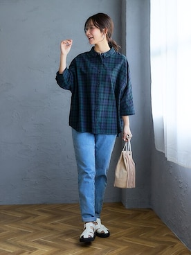 nissen Smile Modelsさん（レディース・160cm）の春コーディネート