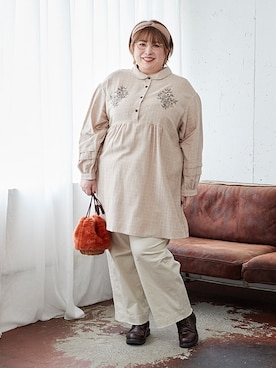 nissen Smile Modelsさん（レディース・161cm）の夏コーディネート