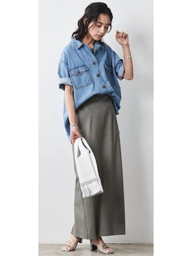 nissen Smile Modelsさん（レディース・167cm）の春コーディネート