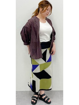 nissen Smile Modelsさん（レディース・172cm）の春コーディネート