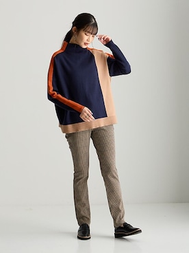 nissen Smile Modelsさん（レディース・166cm）の秋コーディネート