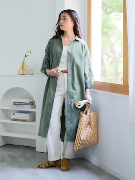 nissen Smile Modelsさん（レディース・164cm）の春コーディネート