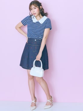 nissen Smile Modelsさん（レディース・167cm）の夏コーディネート