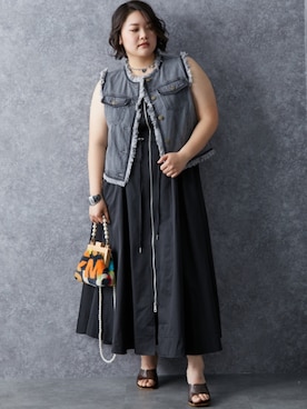 nissen Smile Modelsさん（レディース・163cm）の春コーディネート