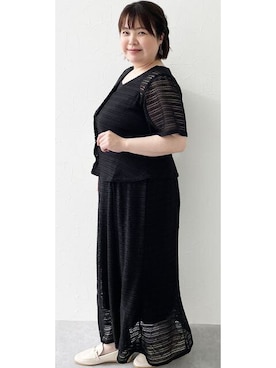 nissen Smile Modelsさん（レディース・158cm）の春コーディネート