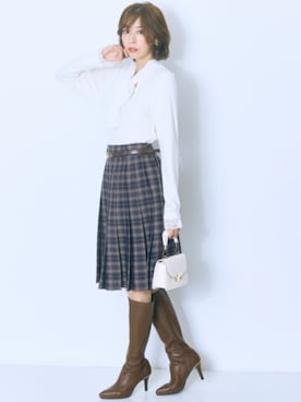 nissen Smile Modelsさん（レディース・167cm）の秋コーディネート