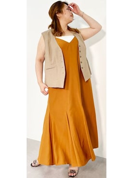 nissen Smile Modelsさん（レディース・172cm）の夏コーディネート