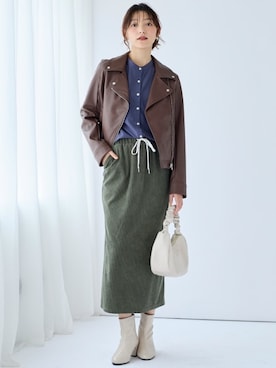 nissen Smile Modelsさん（レディース・170cm）の秋コーディネート