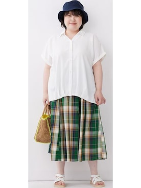 nissen Smile Modelsさん（レディース・158cm）の夏コーディネート