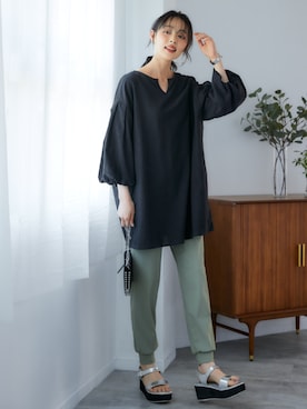 nissen Smile Modelsさん（レディース・165cm）の夏コーディネート