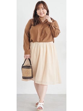 nissen Smile Modelsさん（レディース・158cm）の夏コーディネート