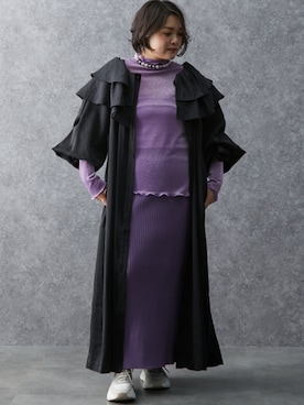 nissen Smile Modelsさん（レディース・163cm）の冬コーディネート