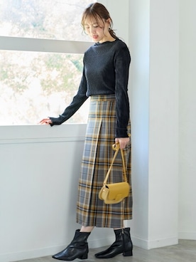 nissen Smile Modelsさん（レディース・167cm）の秋コーディネート